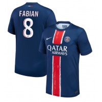 Camisa de Futebol Paris Saint-Germain Fabian Ruiz #8 Equipamento Principal 2024-25 Manga Curta